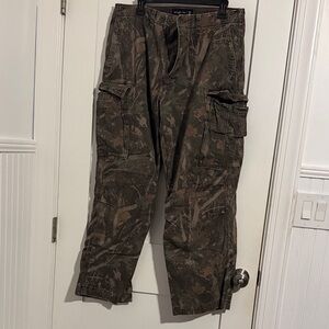 Abercrombie & Fitch Men's Olive Brown Camo Cargo Pants